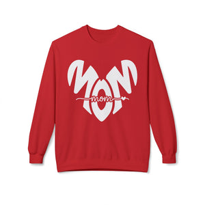 Mom Heart Crewneck Sweatshirt — Cozy Mother's Day Gift
