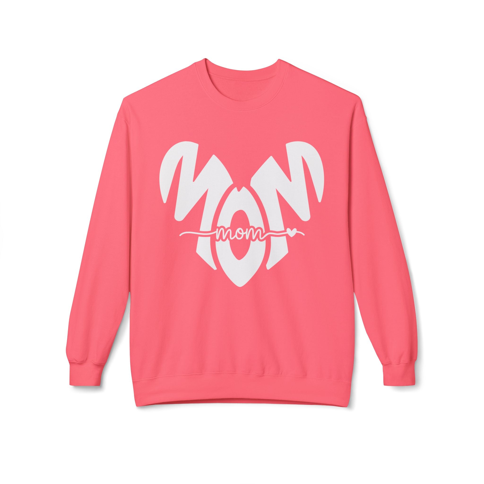 Mom Heart Crewneck Sweatshirt — Cozy Mother's Day Gift