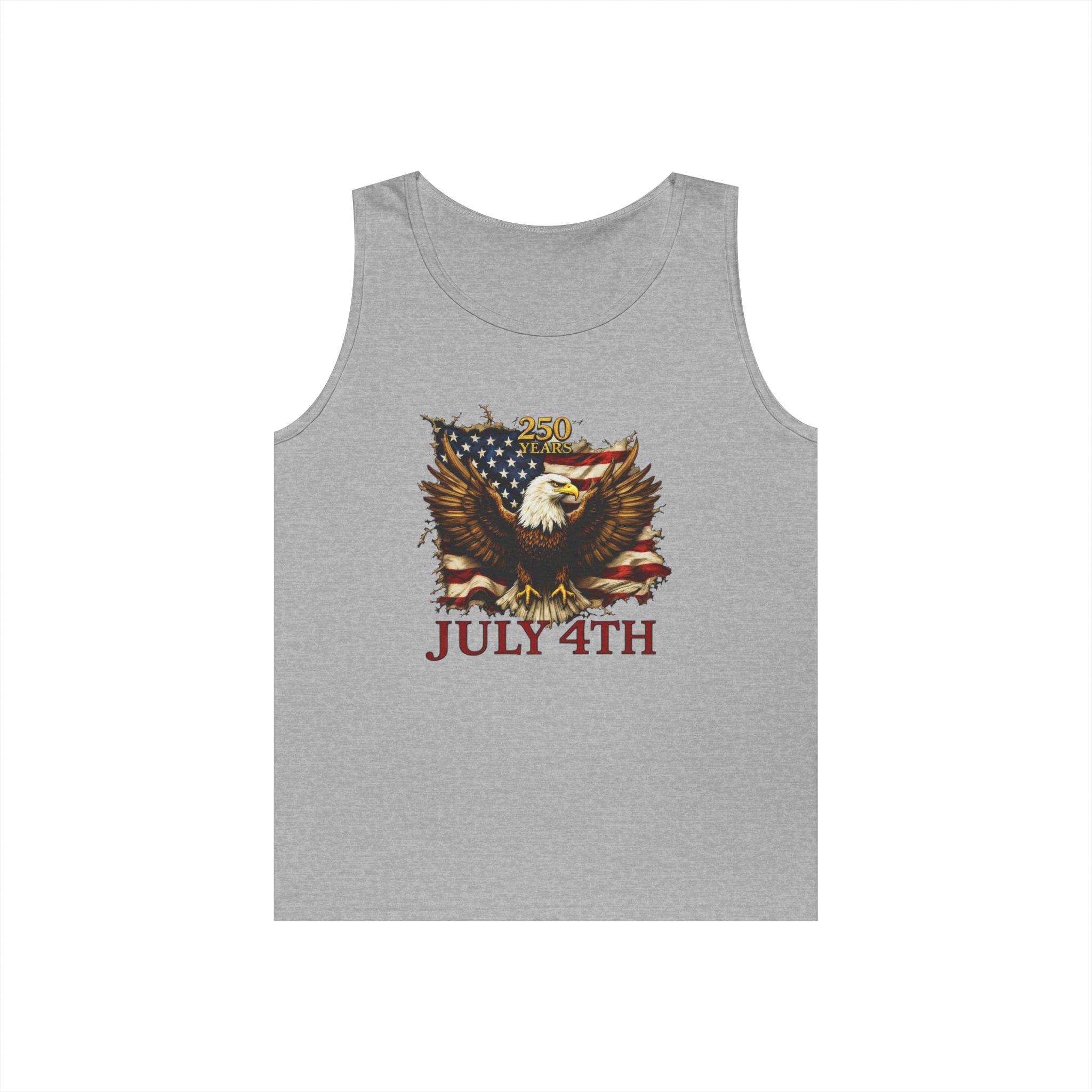 July 4th Eagle Tank Top — Patriotic American Flag Independence Day Shirt
