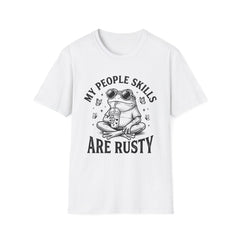 T-Shirt - My People Skills Are Rusty Funny Frog Graphic Tee