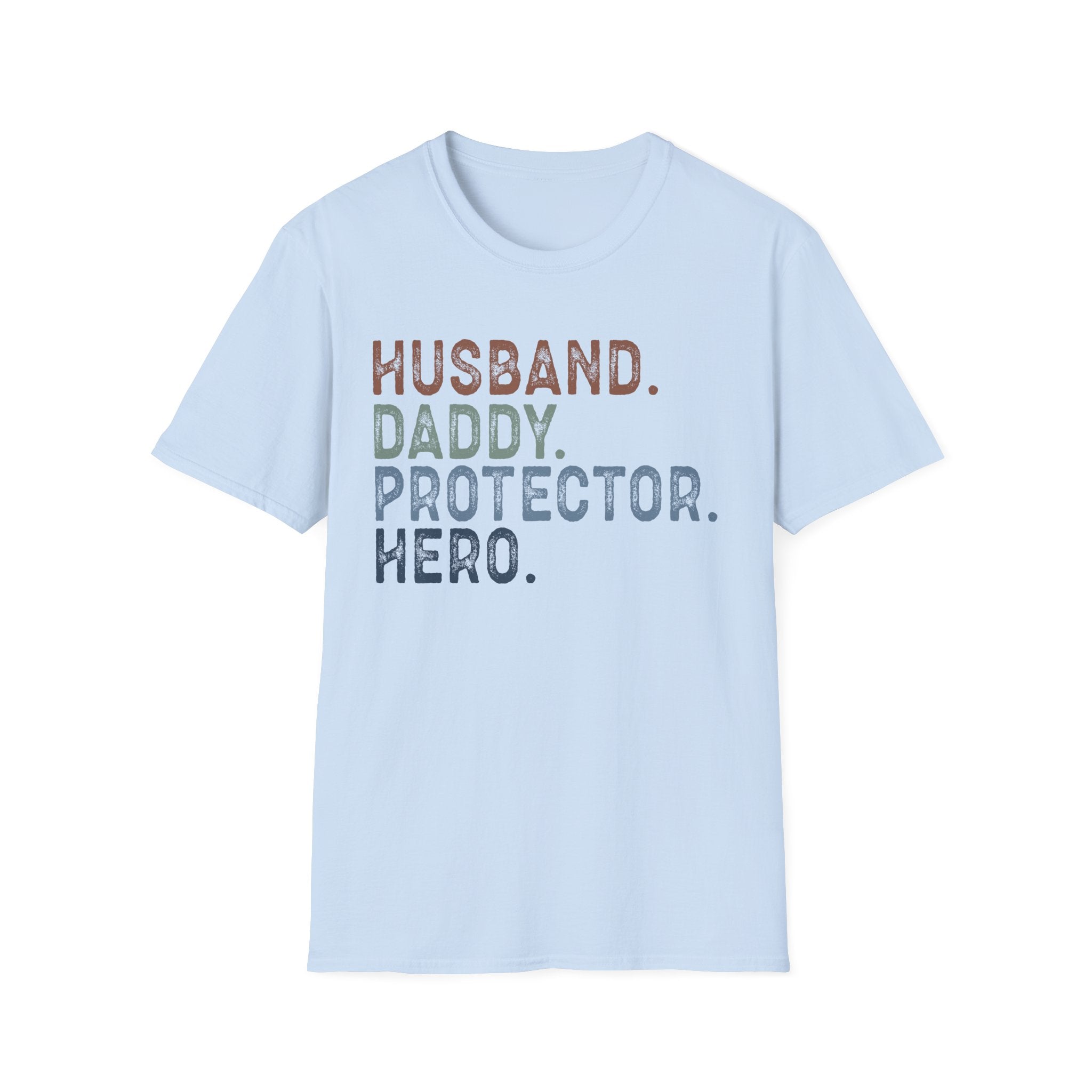 Husband Daddy Protector Hero T-Shirt — Fathers Day Gift Tee