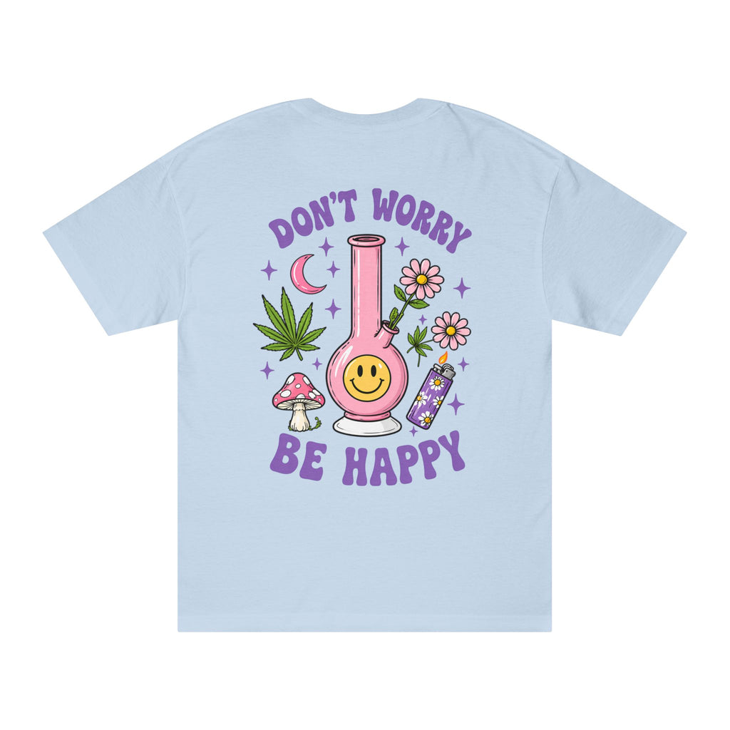 Don't Worry Be Happy Tee — Happy Bong Graphic T-Shirt