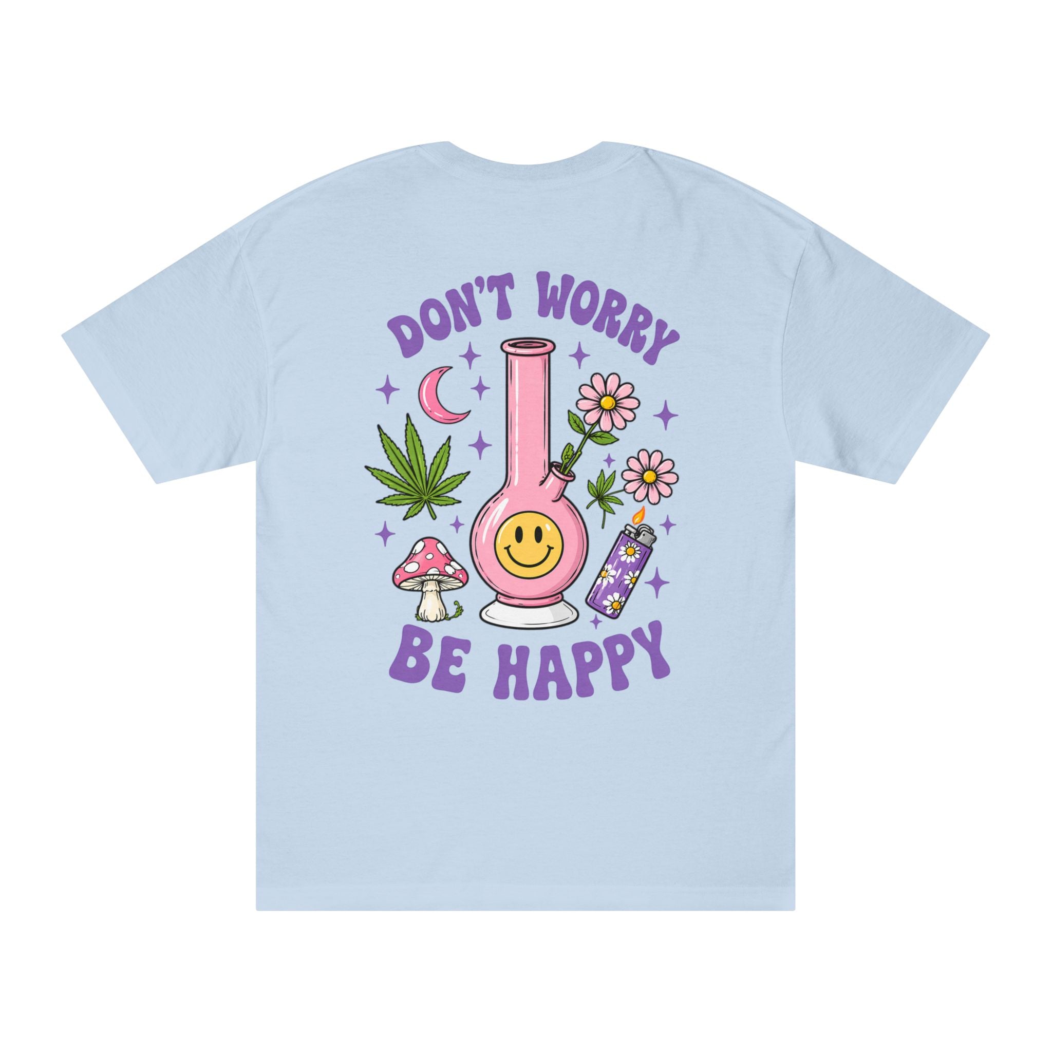 Don't Worry Be Happy Tee — Happy Bong Graphic T-Shirt
