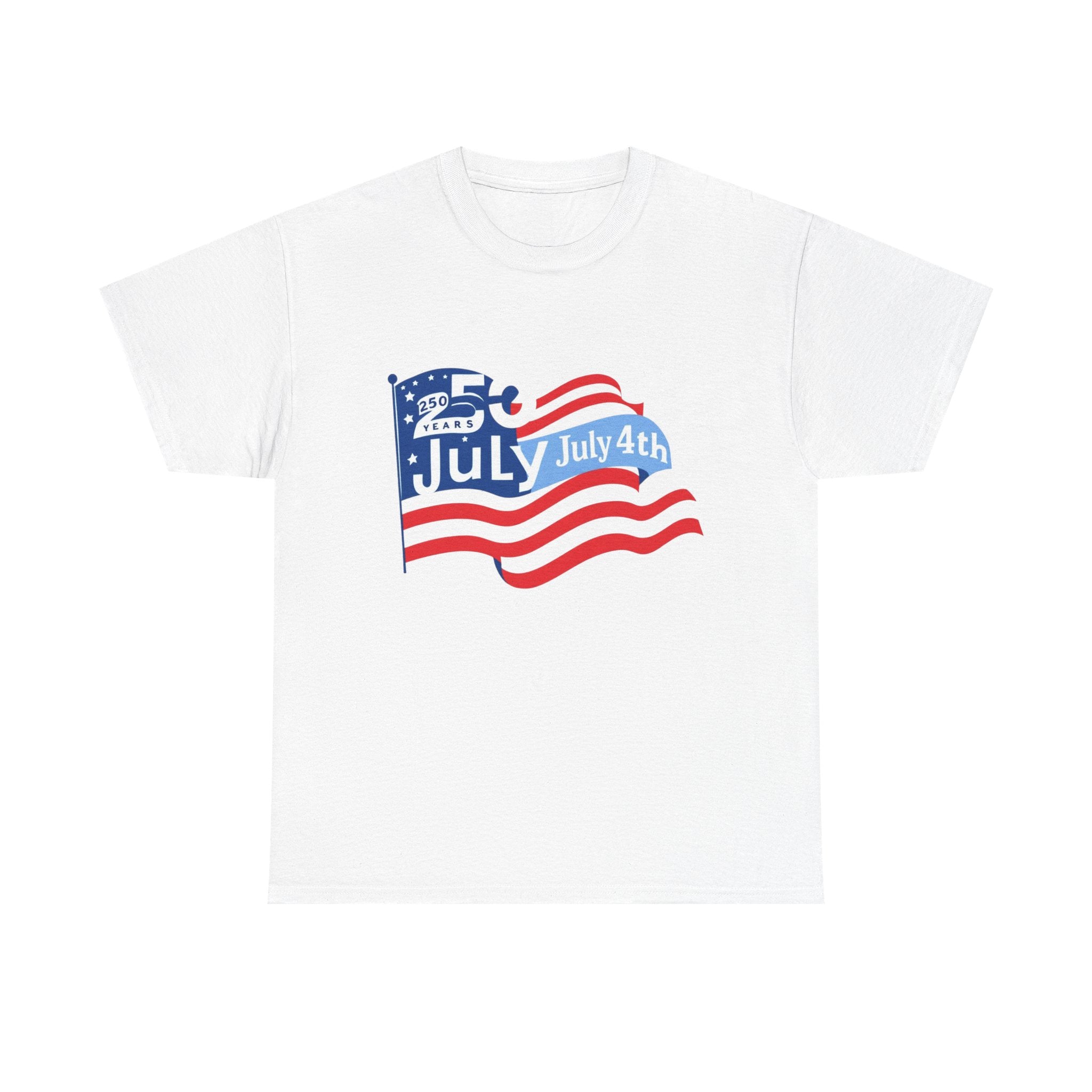 July 4th Flag T-Shirt — Patriotic Independence Day Tee