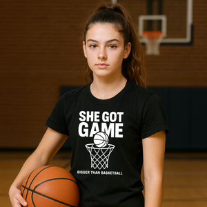She Got Game - T-Shirt - Black