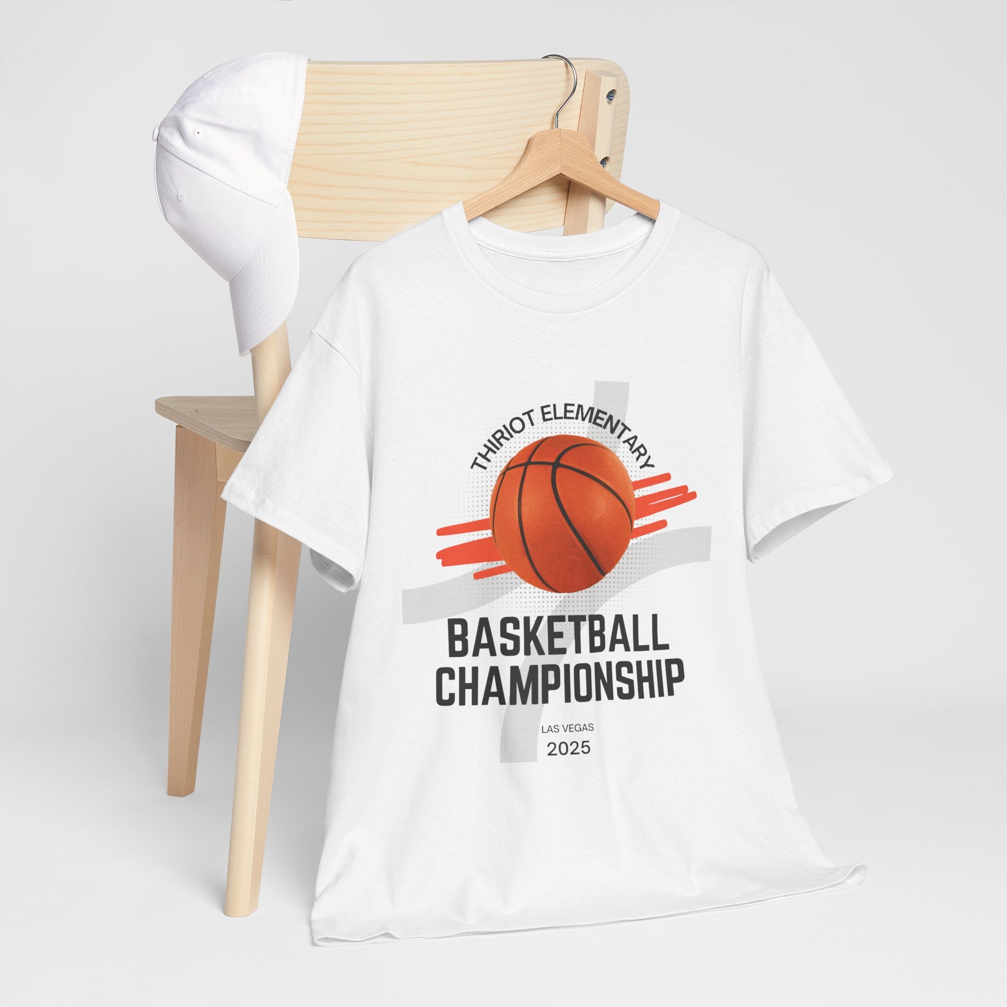 Basketball Championship Tee — Thront Elementary 2025 School Team Shirt