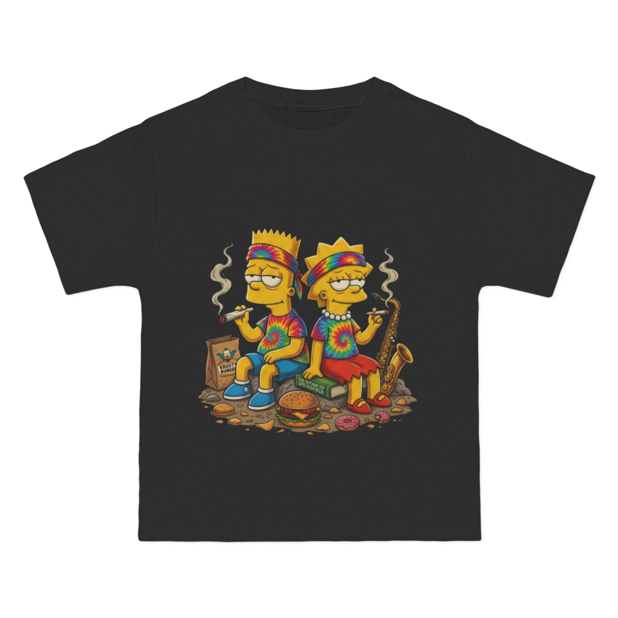 Graphic T-Shirt — Retro Cartoon Friends Sitting With Coffee Street Art Tee