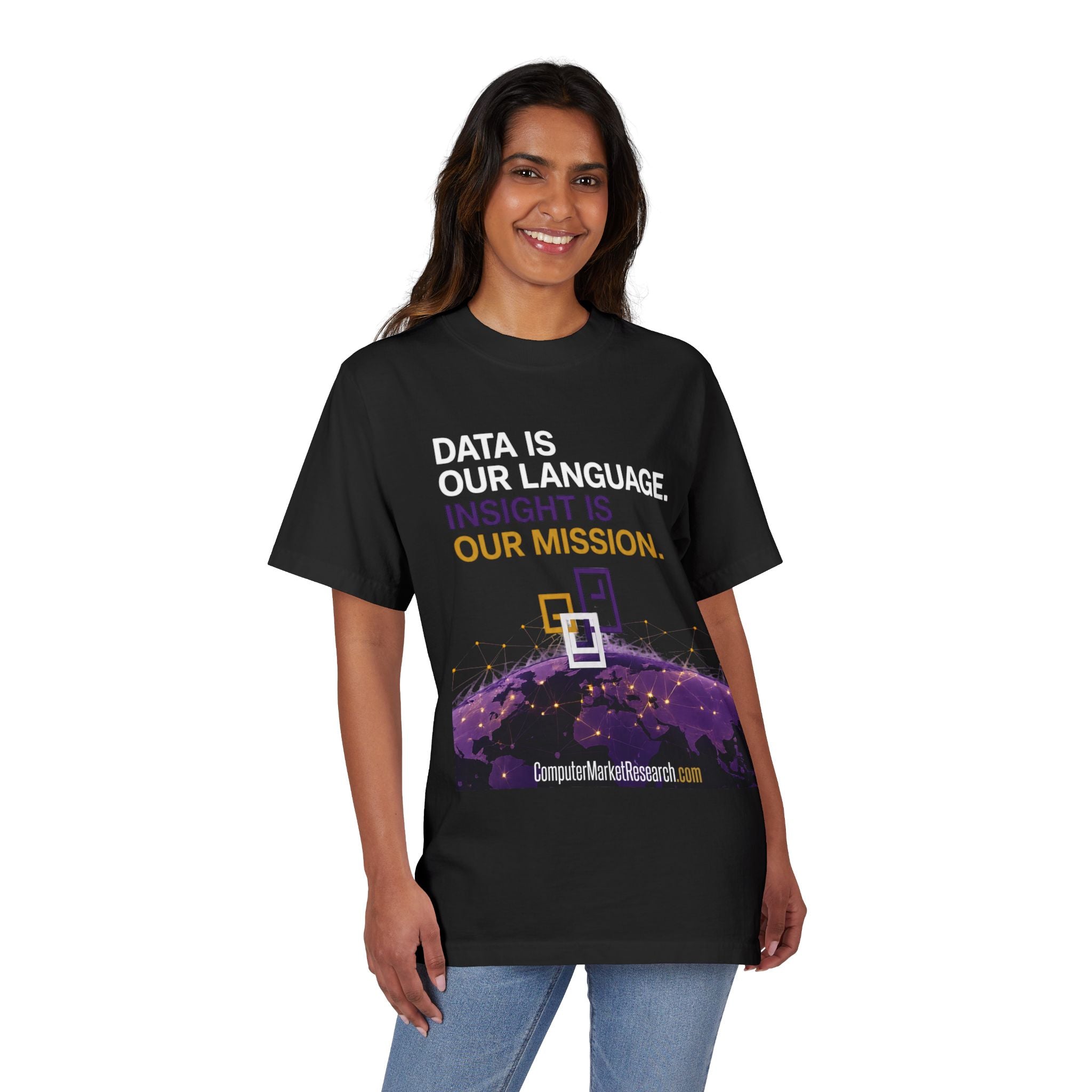 Unisex Garment-Dyed Drop-Shoulder T-Shirt