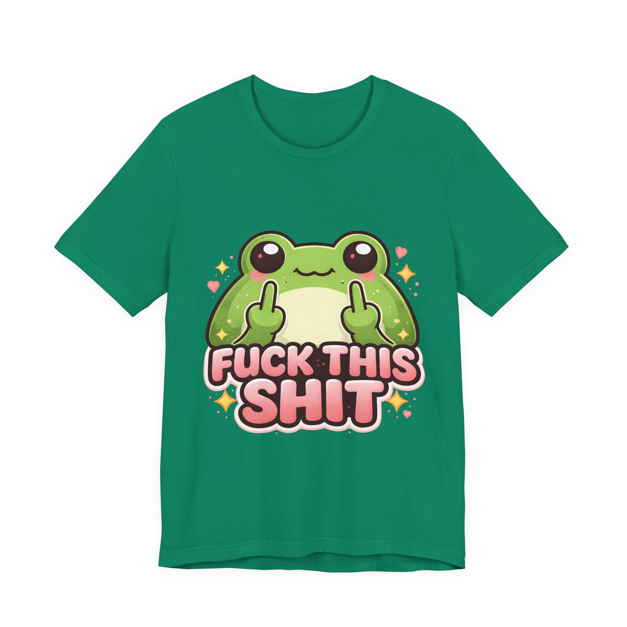 Cute Frog "Fuck This Shit" Tee - Funny Graphic T-Shirt
