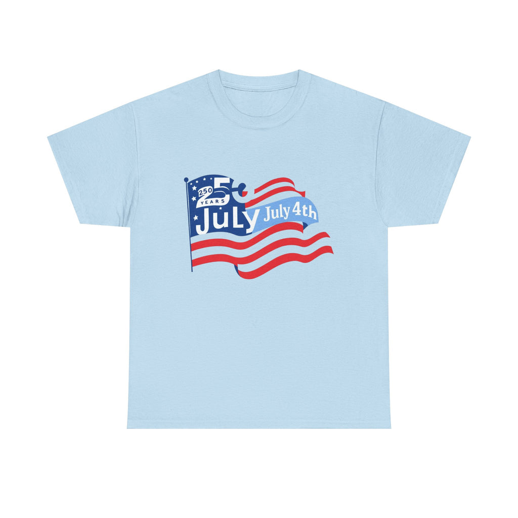 July 4th Flag T-Shirt — Patriotic Independence Day Tee