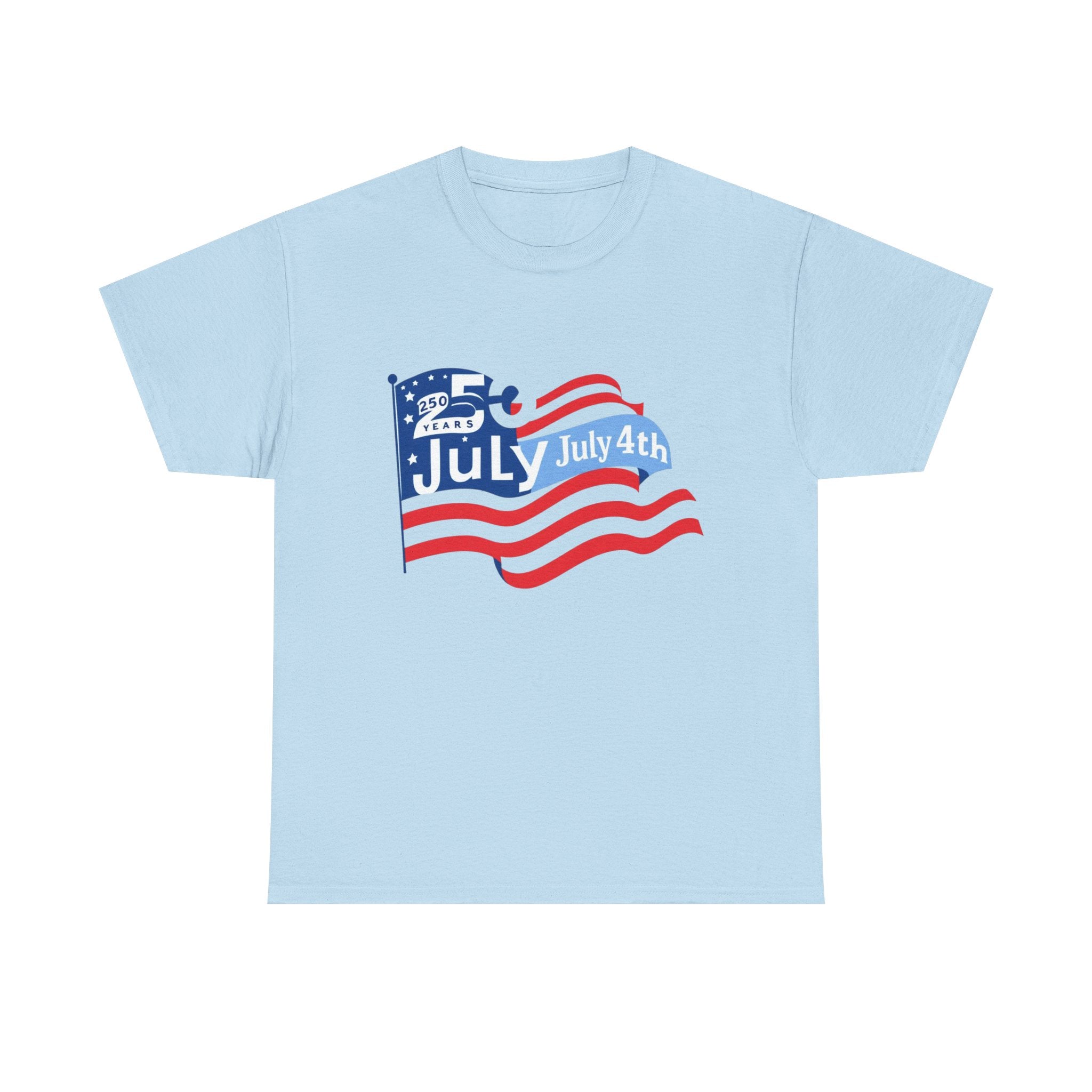 July 4th Flag T-Shirt — Patriotic Independence Day Tee