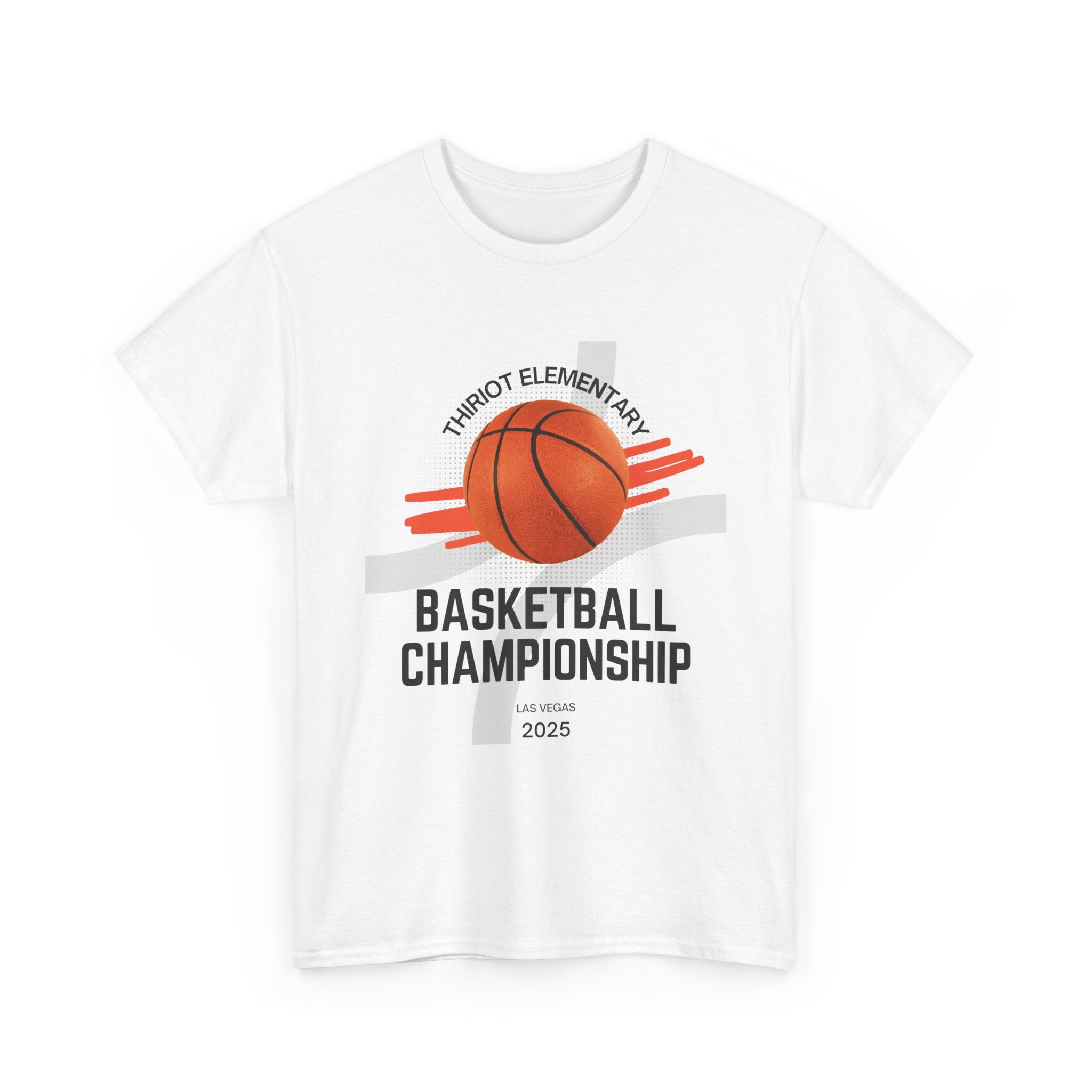 Basketball Championship Tee — Thront Elementary 2025 School Team Shirt
