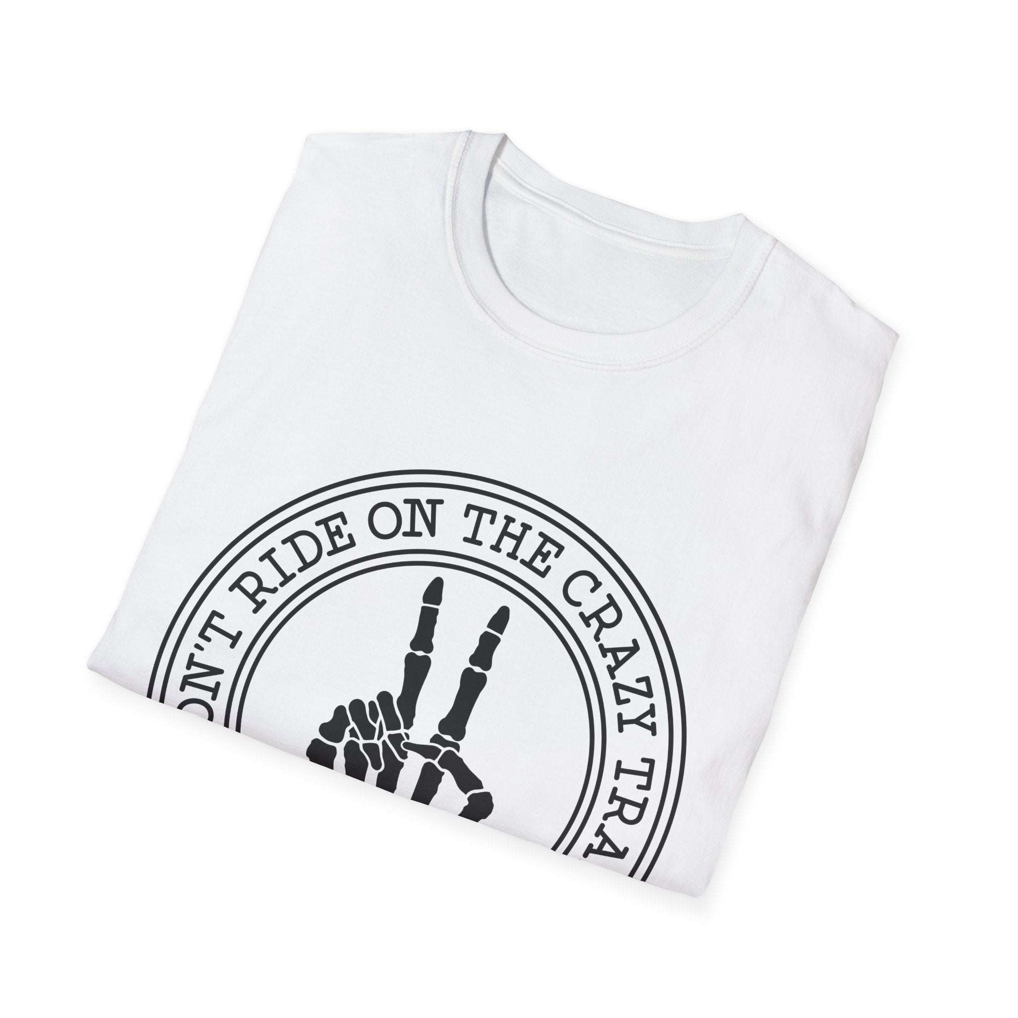 I Don’t Ride On The Crazy Train I Drive It T-Shirt — Funny Rock Skull Tee