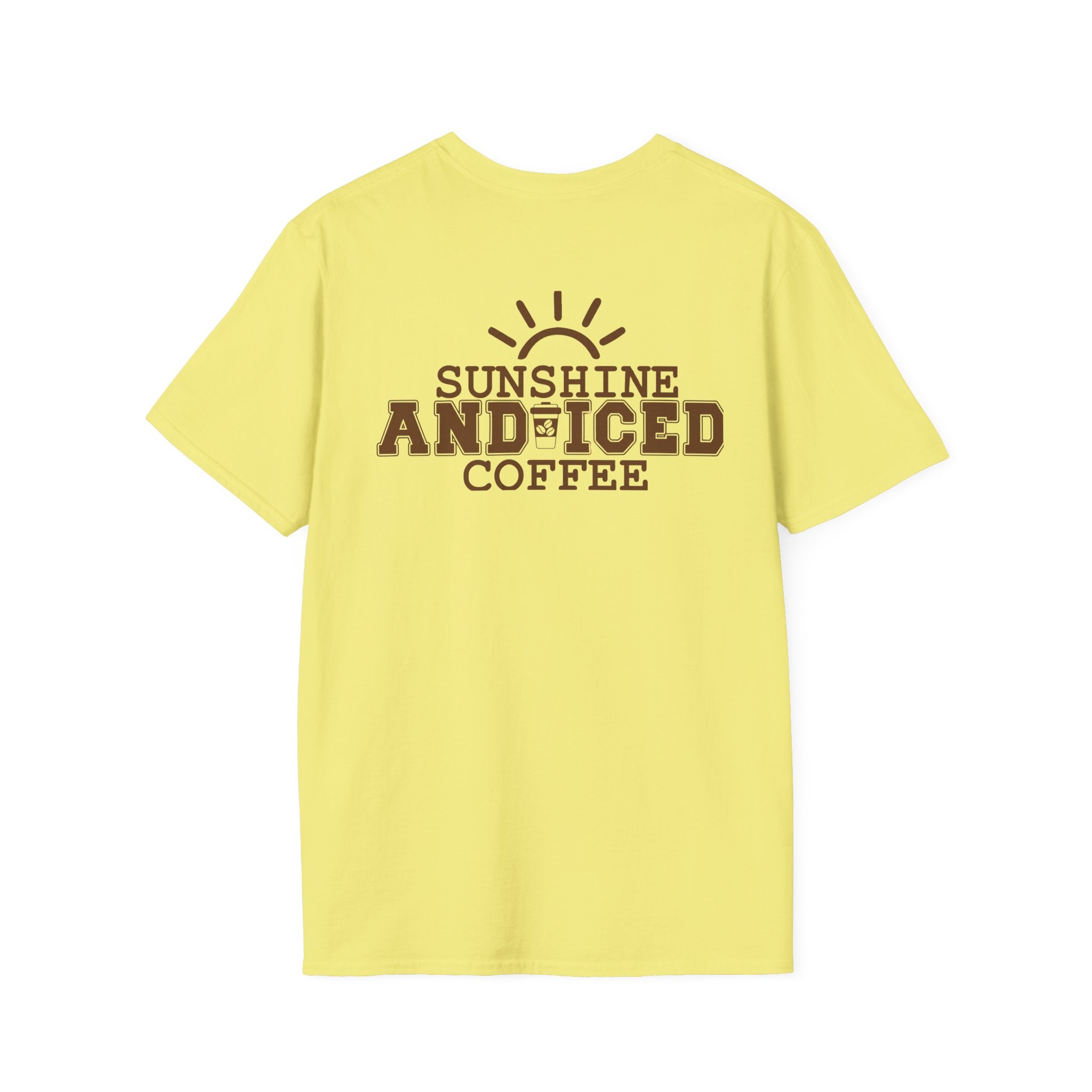 T-Shirt — Sunshine and Iced Coffee Graphic Tee