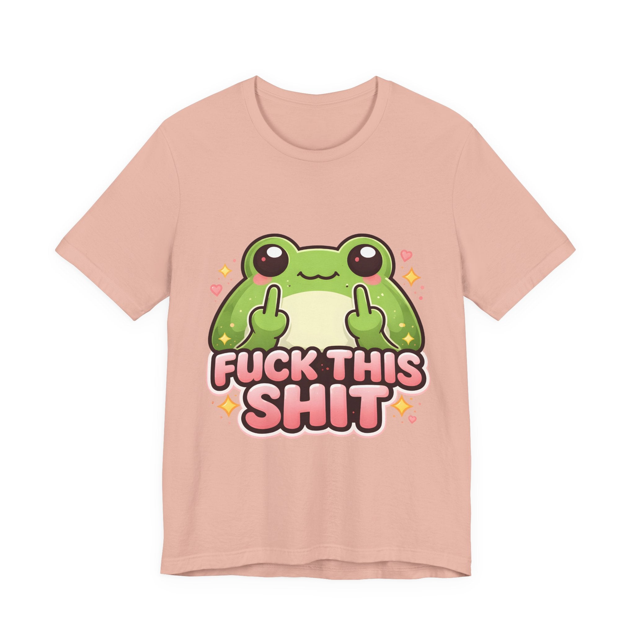 Cute Frog "Fuck This Shit" Tee - Funny Graphic T-Shirt