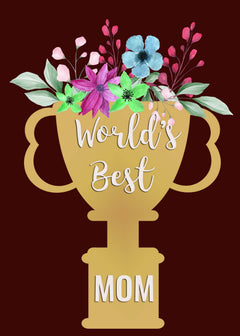 Worlds Best Mom - Card
