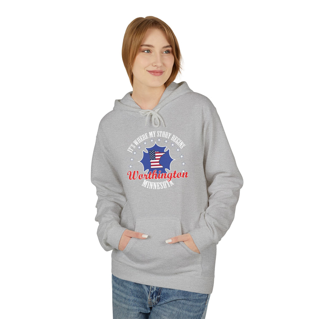 Minnesota Woodworkers Hoodie — "If It Weren't For My First Hobby" Patriotic Carpenter Sweatshirt