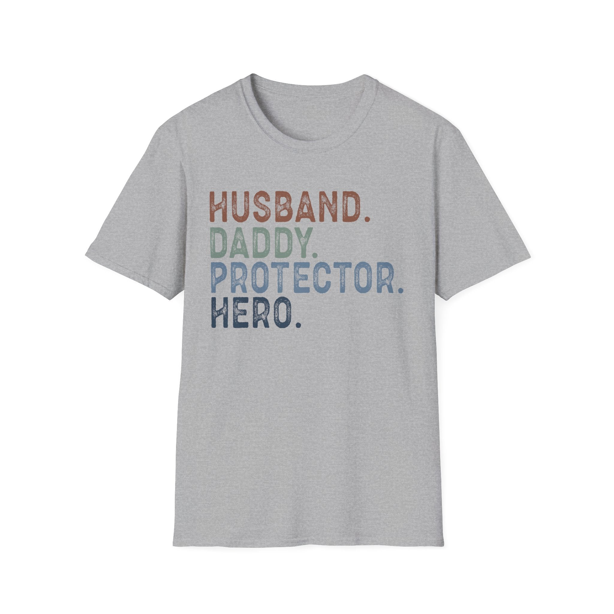 Husband Daddy Protector Hero T-Shirt — Fathers Day Gift Tee