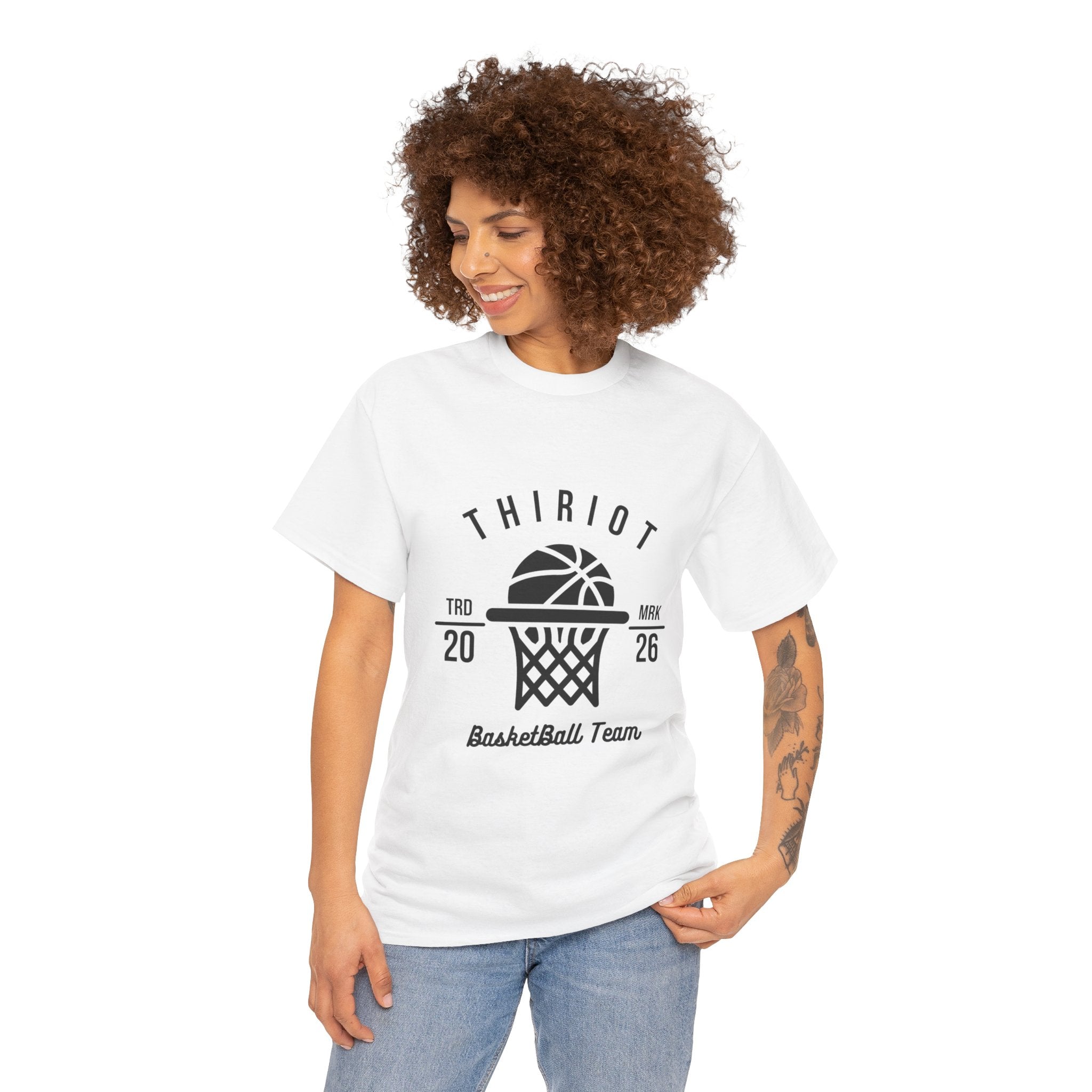 Basketball Team T-Shirt — Thiriot 2026 Hoop Logo