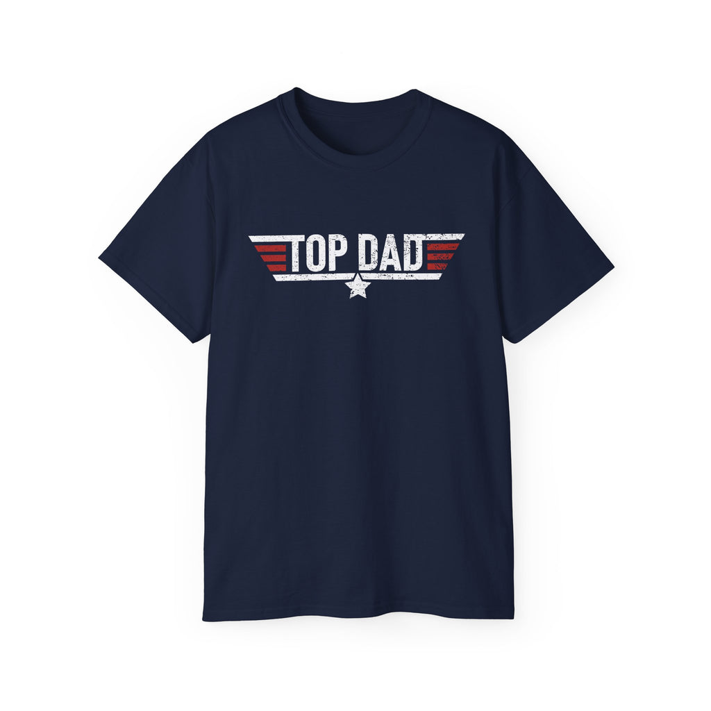 Top Dad Tee — Vintage Military Pilot-Inspired Father's Day T-Shirt
