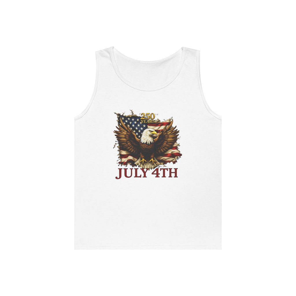 July 4th Eagle Tank Top — Patriotic American Flag Independence Day Shirt