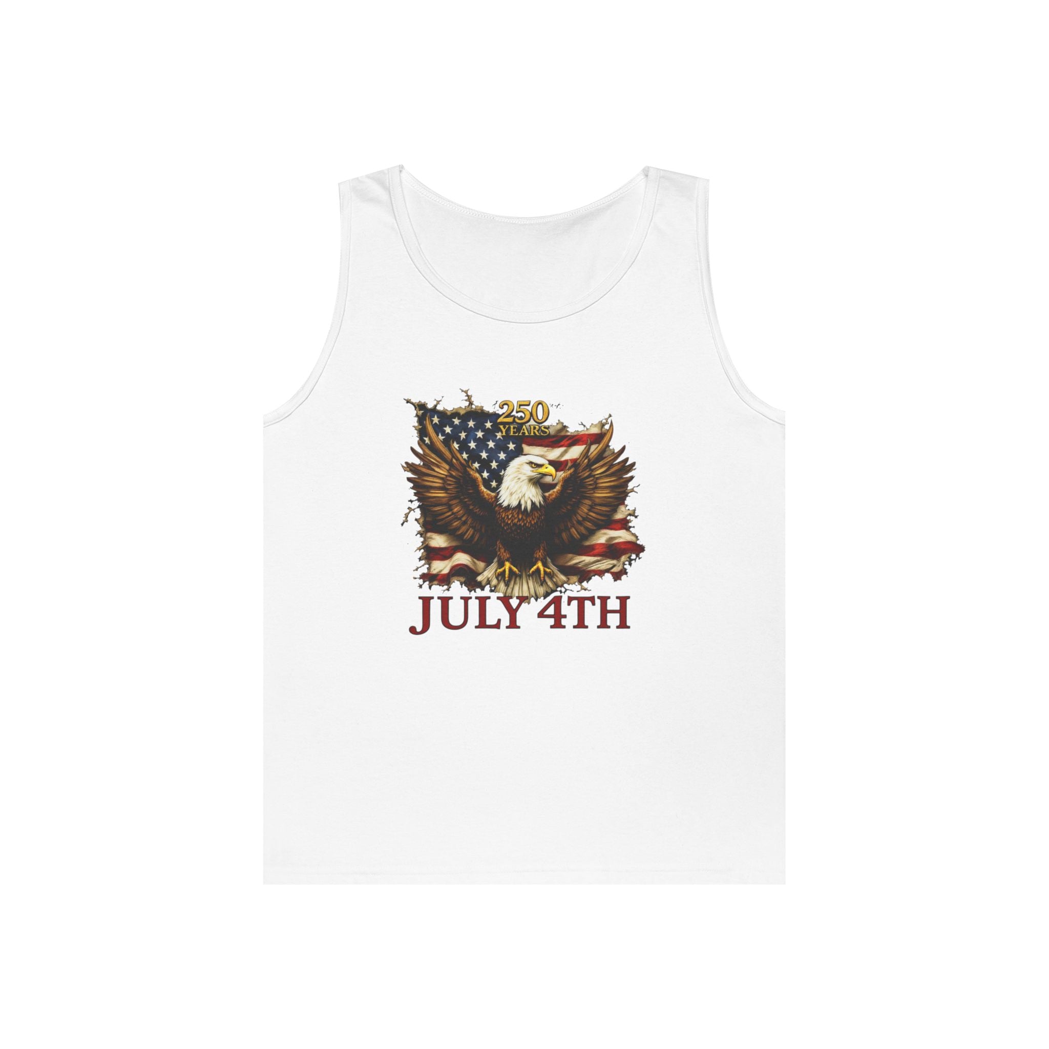 July 4th Eagle Tank Top — Patriotic American Flag Independence Day Shirt