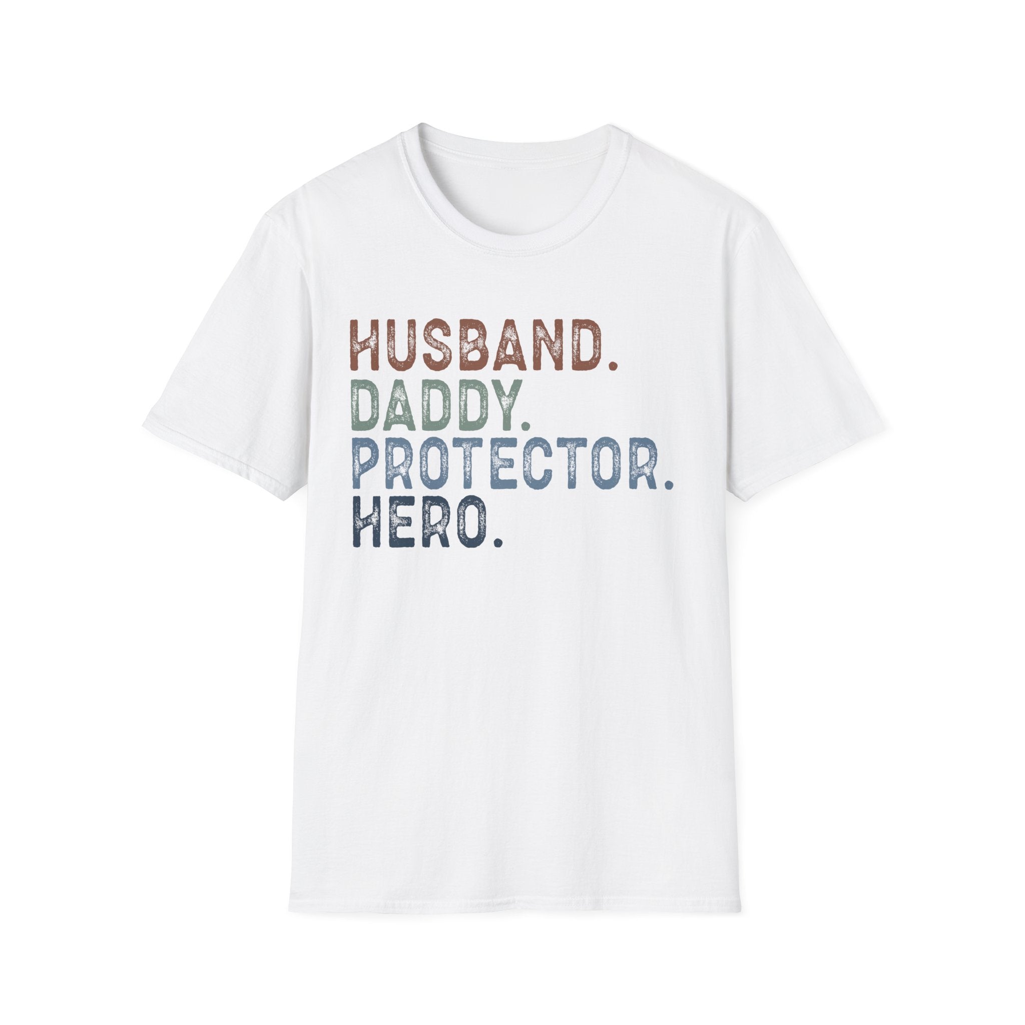Husband Daddy Protector Hero T-Shirt — Fathers Day Gift Tee