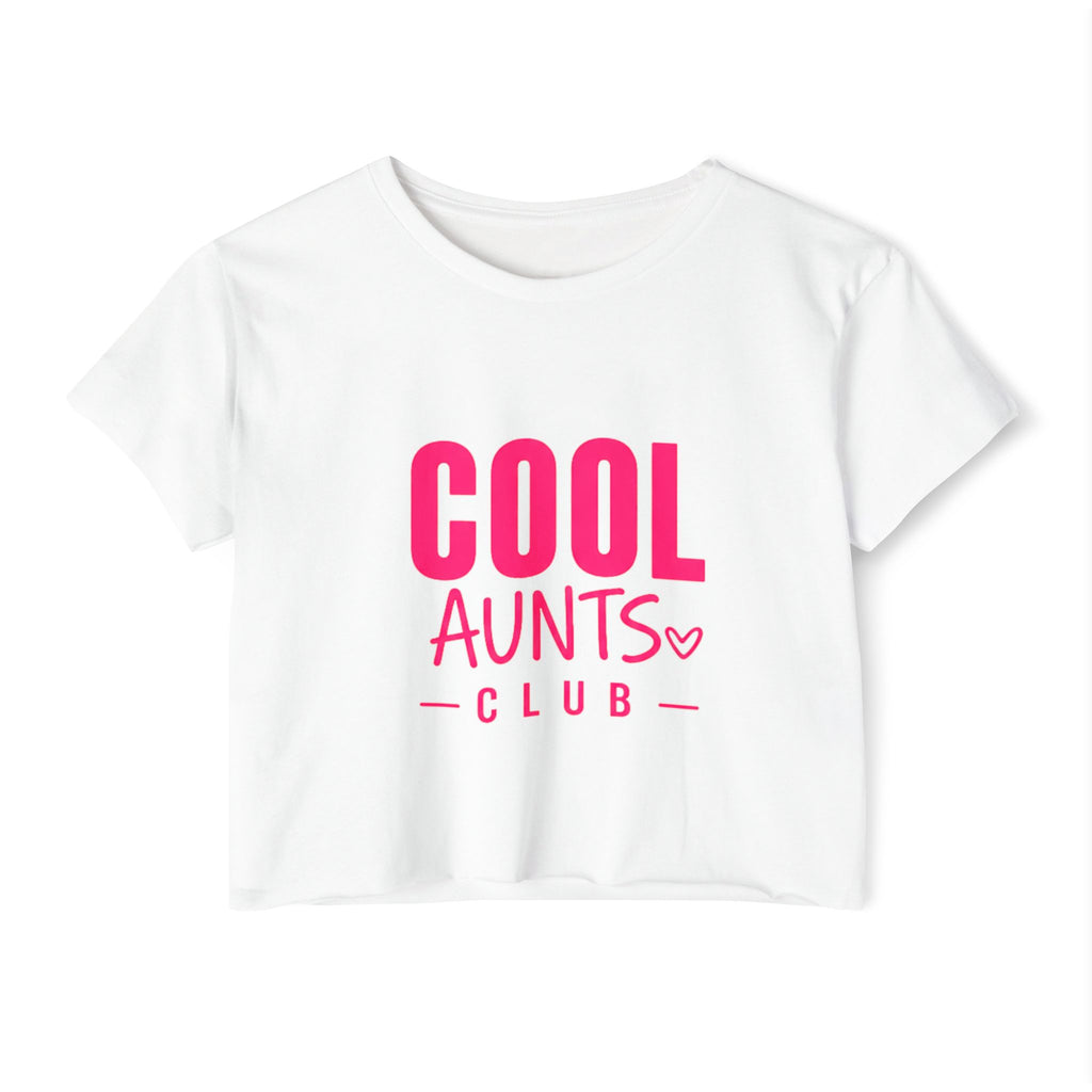 Cool Aunts Club Crop Top — Women's Festival Graphic Tee
