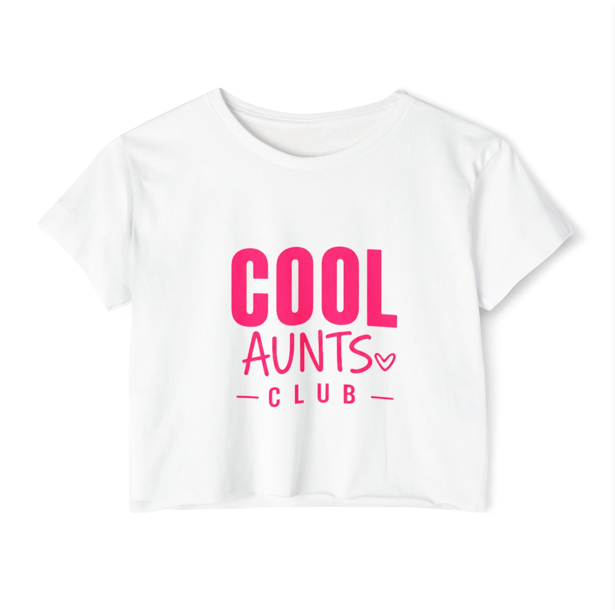 Cool Aunts Club Crop Top — Women's Festival Graphic Tee