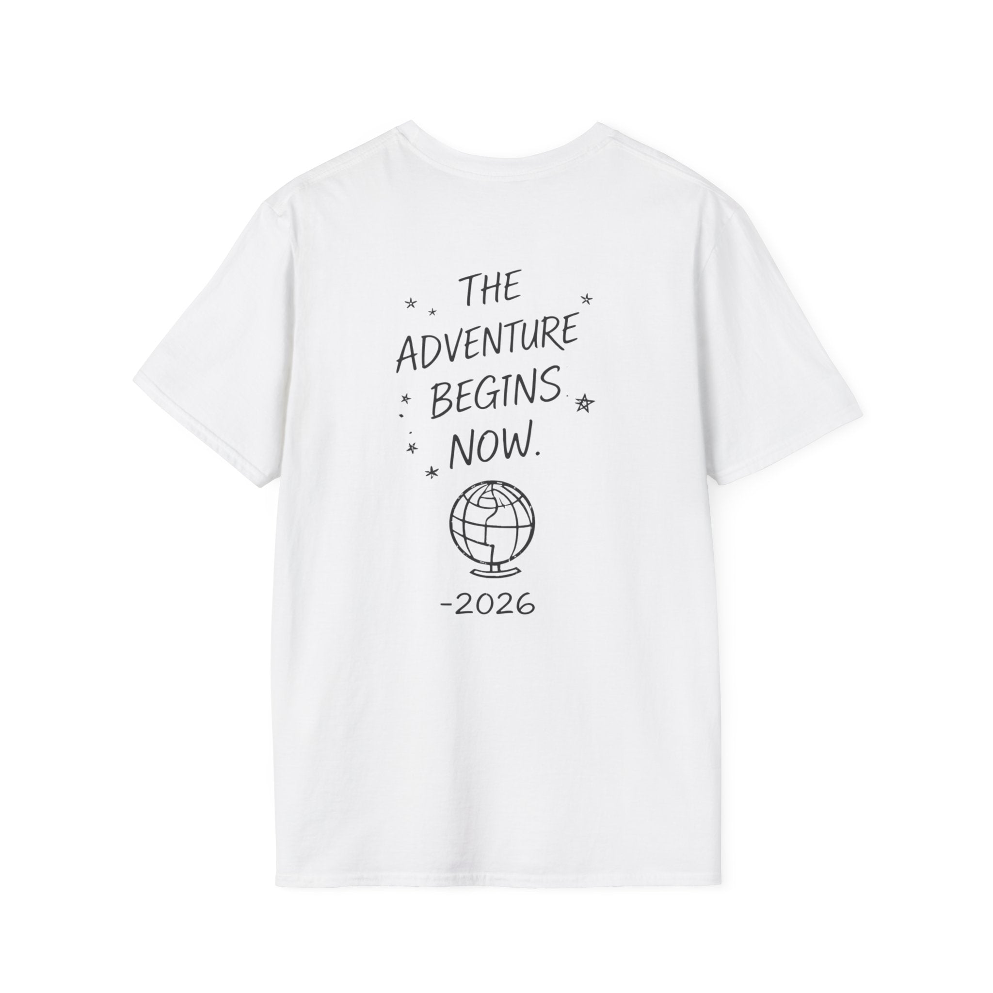Class of 2026 Graduation T-Shirt — “The Adventure Begins Now” Senior Tee