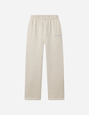 Basics Eggshell Wide Leg Sweatpant
