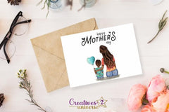 Mothers Day Flat Card + Envelope
