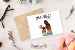 Mothers Day Flat Card + Envelope