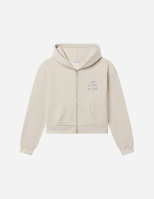 Child of God Eggshell Full-Zip Hoodie