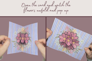 Flower Pop Up Card | Gift Card for Mom