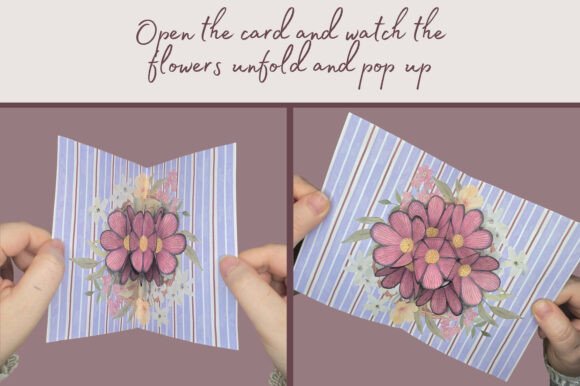 Flower Pop Up Card | Gift Card for Mom