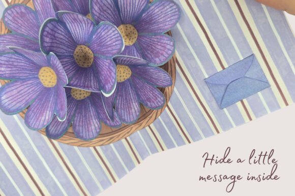 Flower Pop Up Card | Gift Card for Mom