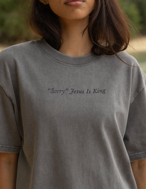 Not Sorry Jesus Is King Heavyweight Tee
