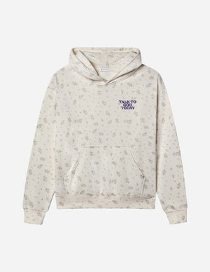 Talk to God Allover Wildflower Unisex Hoodie