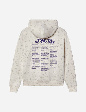 Talk to God Allover Wildflower Unisex Hoodie